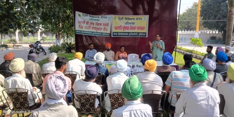 ਕ੍ਰਿਸ਼ੀ ਵਿਗਿਆਨ ਕੇਂਦਰ ਨੇ ਫ਼ਸਲਾਂ ਦੀ ਰਹਿੰਦ-ਖੂੰਹਦ ਦੀ ਸੰਭਾਲ ਵਿਸ਼ੇ ’ਤੇ ਕਰਵਾਇਆ ਜਾਗਰੂਕਤਾ ਕੈਂਪ