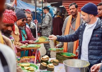 ਰਾਹੁਲ ਨੇ ਕੇਦਾਰਨਾਥ ’ਚ ਸ਼ਰਧਾਲੂਆਂ ਨੂੰ ਵਰਤਾਇਆ ਲੰਗਰ
