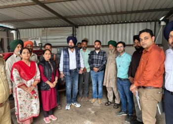 ਕੇਂਦਰੀ ਪ੍ਰਦੂਸ਼ਣ ਕੰਟਰੋਲ ਬੋਰਡ ਦੇ ਉੱਡਣ ਦਸਤੇ ਨੇ ਪਟਿਆਲਾ ਜ਼ਿਲ੍ਹੇ ਦੇ ਵੱਖ ਵੱਖ ਪਿੰਡਾ ਦਾ ਕੀਤਾ ਦੌਰਾ