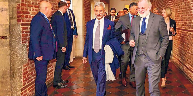 ਜੈਸ਼ੰਕਰ ਵੱਲੋਂ ਬਰਤਾਨੀਆ ਦੇ ਕੌਮੀ ਸੁਰੱਖਿਆ ਸਲਾਹਕਾਰ ਨਾਲ ਮੁਲਾਕਾਤ