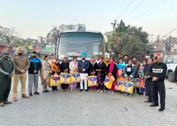 ਵਿਧਾਇਕ ਅਜੀਤਪਾਲ ਸਿੰਘ ਕੋਹਲੀ ਨੇ ਮੁੱਖ ਮੰਤਰੀ ਤੀਰਥ ਯਾਤਰਾ ਸਕੀਮ ਤਹਿਤ ਸ੍ਰੀ ਖਾਟੂ ਸ਼ਿਆਮ ਜੀ ਤੇ ਸਾਲਾਸਰ ਬਾਲਾਜੀ ਧਾਮ ਜੀ ਦੇ ਦਰਸ਼ਨਾਂ ਲਈ ਰਵਾਨਾ ਕੀਤੀ ਬੱਸ