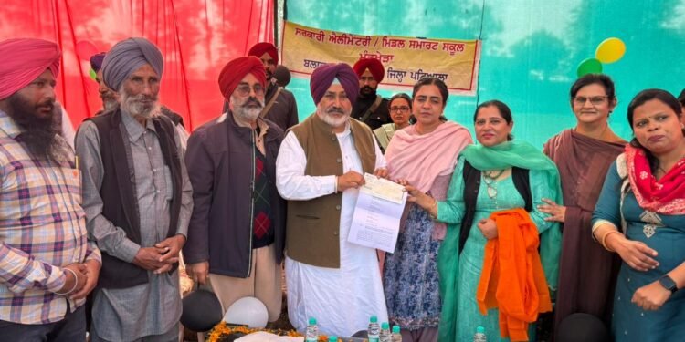 ਚੇਤਨ ਸਿੰਘ ਜੌੜਾਮਾਜਰਾ ਨੇ ਸਕੂਲਾਂ ‘ਚ ਨਵੇਂ ਕਮਰਿਆਂ ਲਈ 54 ਲੱਖ ਤੇ ਜਿੰਮ ਬਣਾਉਣ ਲਈ 9 ਲੱਖ ਰੁਪਏ ਜਾਰੀ ਕੀਤੇ