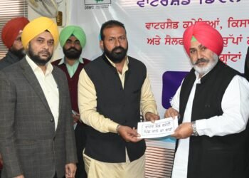 ਚੇਤਨ ਸਿੰਘ ਜੌੜਾਮਾਜਰਾ ਨੇ ਸੂਬੇ ਵਿੱਚ ਵਾਟਰਸ਼ੈੱਡ ਪ੍ਰੋਗਰਾਮਾਂ ਲਈ 4.00 ਕਰੋੜ ਦੀ ਗ੍ਰਾਂਟ ਸੌਂਪੀ