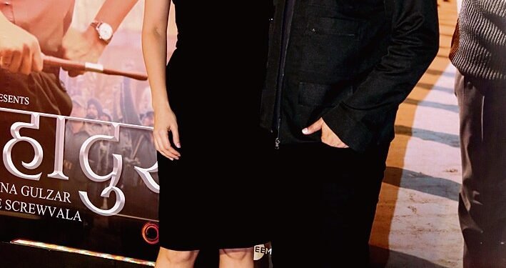 ‘ਸੈਮ ਬਹਾਦਰ’ ਦੀ ਸਕਰੀਨਿੰਗ ਵਿੱਚ ਪਤਨੀ ਨਾਲ ਪਹੁੰਚਿਆ ਵਿੱਕੀ ਕੌਸ਼ਲ