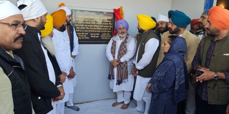 ਚੇਤਨ ਸਿੰਘ ਜੌੜਾਮਾਜਰਾ ਨੇ ਪਿੰਡ ਹਰਿਆਊ ਖੁਰਦ ਵਿਖੇ 1 ਕਰੋੜ ਰੁਪਏ ਦੀ ਲਾਗਤ ਬਣਾਏ ਖੇਡ ਸਟੇਡੀਅਮ ਦਾ ਕੀਤਾ ਉਦਘਾਟਨ
