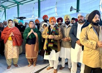 ਸਨੌਰ ਦੇ ਵਿਧਾਇਕ ਹਰਮੀਤ ਸਿੰਘ ਪਠਾਣਮਾਜਰਾ ਦੇ ਚਾਚਾ ਮੁਖਰਾਜ ਸਿੰਘ ਢਿੱਲੋਂ ਨਮਿਤ ਅੰਤਿਮ ਅਰਦਾਸ ਮੌਕੇ ਸ਼ਰਧਾਂਜਲੀਆਂ