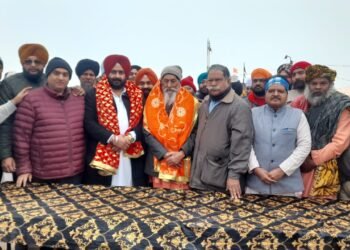 ਹਰਮੀਤ ਸਿੰਘ ਪਠਾਣਮਾਜਰਾ ਨੇ ਸੰਗਤ ਦੇ ਸਹਿਯੋਗ ਨਾਲ ਸੈਂਕੜੇ ਕਰੋੜ ਰੁਪਏ ਦੇ ਨਿਵੇਸ਼ ਨਾਲ ਘੜਾਮ ਵਿਖੇ ਮਾਤਾ ਕੌਸ਼ੱਲਿਆ ਮੰਦਿਰ ਦੇ ਨਿਰਮਾਣ ਦਾ ਐਲਾਨ ਕੀਤਾ