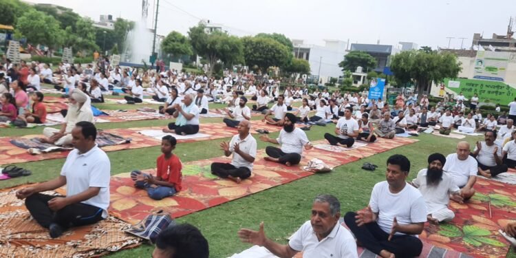 ਸੀ.ਐਮ ਦੀ ਯੋਗਸ਼ਾਲਾ ਤਹਿਤ ਪਟਿਆਲਾ ਦੇ ਵੱਖ ਵੱਖ ਸਥਾਨਾਂ ’ਤੇ ਮਨਾਇਆ 10ਵਾਂ ਅੰਤਰਰਾਸ਼ਟਰੀ ਯੋਗ ਦਿਵਸ