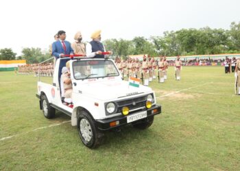 ਵਿੱਤ ਮੰਤਰੀ ਹਰਪਾਲ ਸਿੰਘ ਚੀਮਾ ਨੇ ਆਜ਼ਾਦੀ ਦੀ 78ਵੀਂ ਵਰ੍ਹੇਗੰਢ ਮੌਕੇ ਪਟਿਆਲਾ ‘ਚ ਲਹਿਰਾਇਆ ਤਿਰੰਗਾ