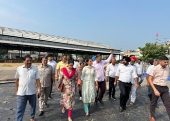 ਡਿਪਟੀ ਕਮਿਸ਼ਨਰ ਵੱਲੋਂ ਪਟਿਆਲਾ ਮੰਡੀ ਦਾ ਦੌਰਾ, ਝੋਨੇ ਦੀ ਖਰੀਦ ਲਈ ਤਿਆਰੀਆਂ ਦਾ ਜਾਇਜ਼ਾ