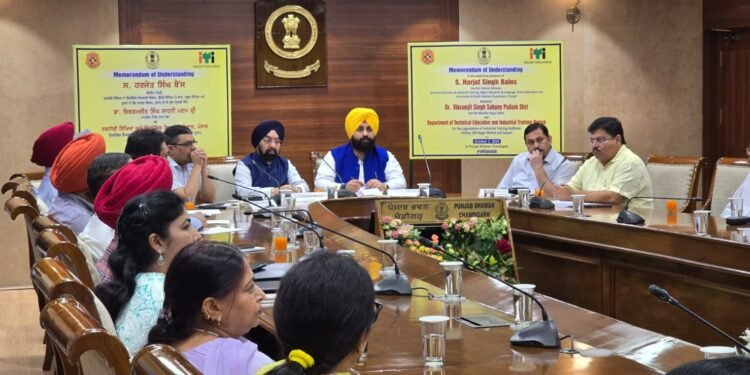 ਪੰਜਾਬ ਦੀਆਂ ਆਈ.ਟੀ.ਆਈਜ.ਦੀ ਬਦਲੇਗੀ ਨੁਹਾਰ : ਹਰਜੋਤ ਸਿੰਘ ਬੈਂਸ