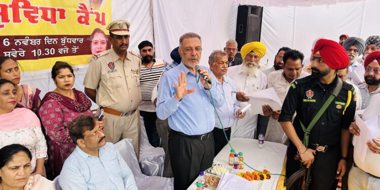 ਮੌਜੂਦਾ ਪੰਜਾਬ ਸਰਕਾਰ ਨੇ ਲੋਕਾਂ ਦੀਆਂ ਸਮੱਸਿਆਵਾਂ ਦੂਰ ਕਰਨ ਦਾ ਬੀੜਾ ਉਠਾਇਆ-ਡਾ. ਬਲਬੀਰ ਸਿੰਘ