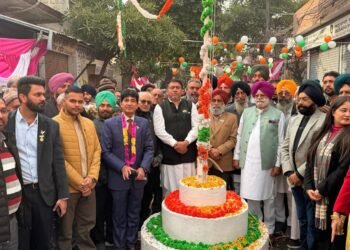 ਗਣਤੰਤਰ ਦਿਵਸ ਮੌਕੇ ਨੂਰਮਹਿਲ ਵਿੱਚ ਤਿਰੰਗਾ ਲਹਿਰਾਇਆ , ਰਾਣਾ ਗੁਰਜੀਤ ਸਿੰਘ ਵੱਲੋਂ ਏਕਤਾ ਅਤੇ ਅਖੰਡਤਾ ਦਾ ਸੰਦੇਸ਼